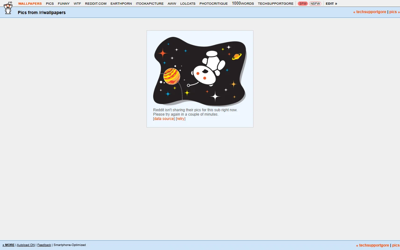 Screenshot of Reddpics